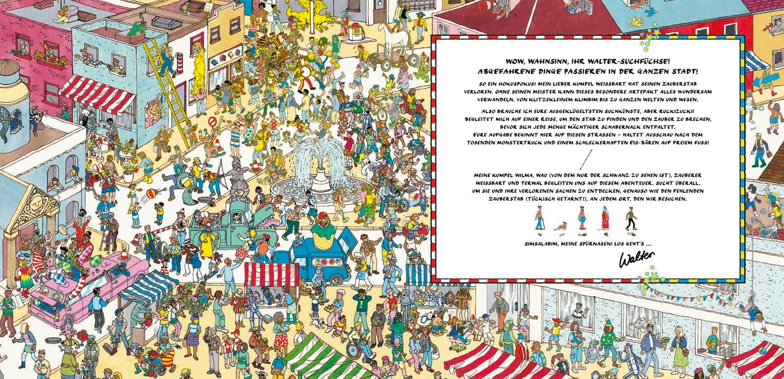 Beispielinhalt (Bild) Wo ist Walter? Das große magische Durcheinander