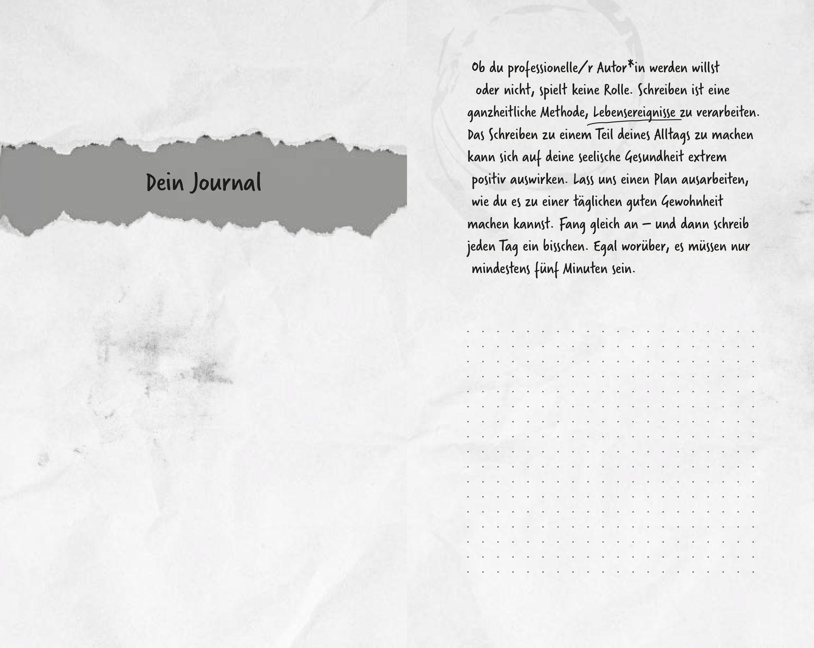 Beispielinhalt (Bild) Girl in Pieces - Special Edition mit Journal zur Selbstreflexion