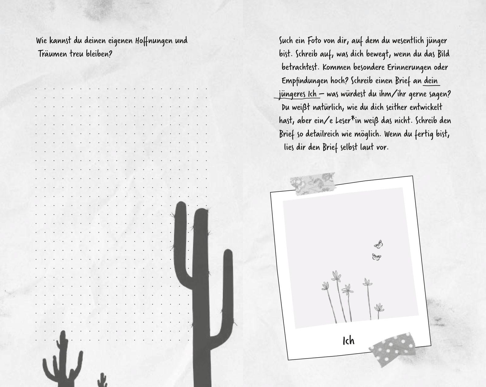 Beispielinhalt (Bild) Girl in Pieces - Special Edition mit Journal zur Selbstreflexion