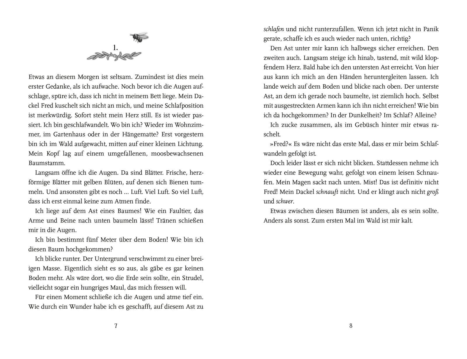 Beispielinhalt (Bild) Secret Forest Academy. Avas Bestimmung