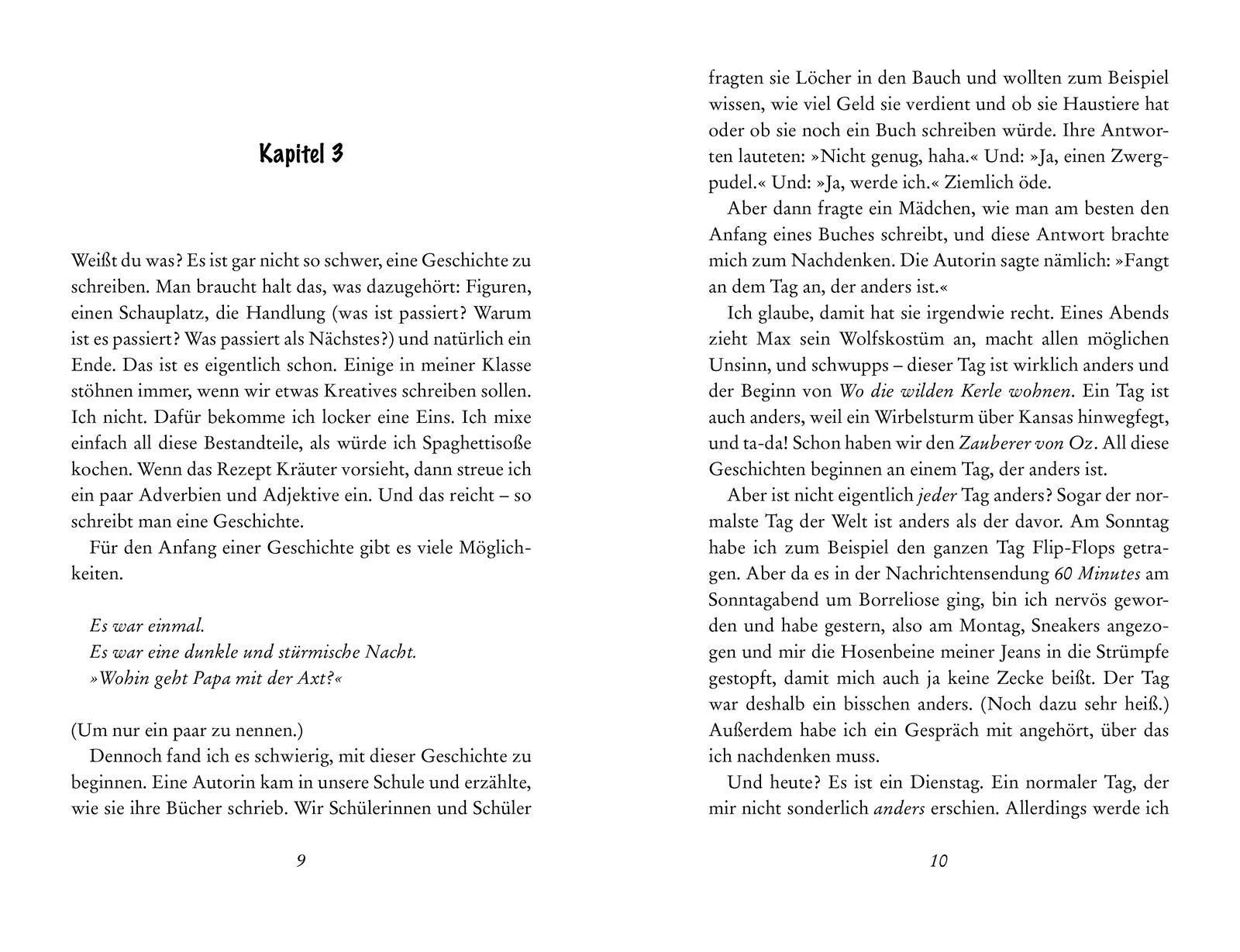 Beispielinhalt (Bild) Unvergesslich, Sophie