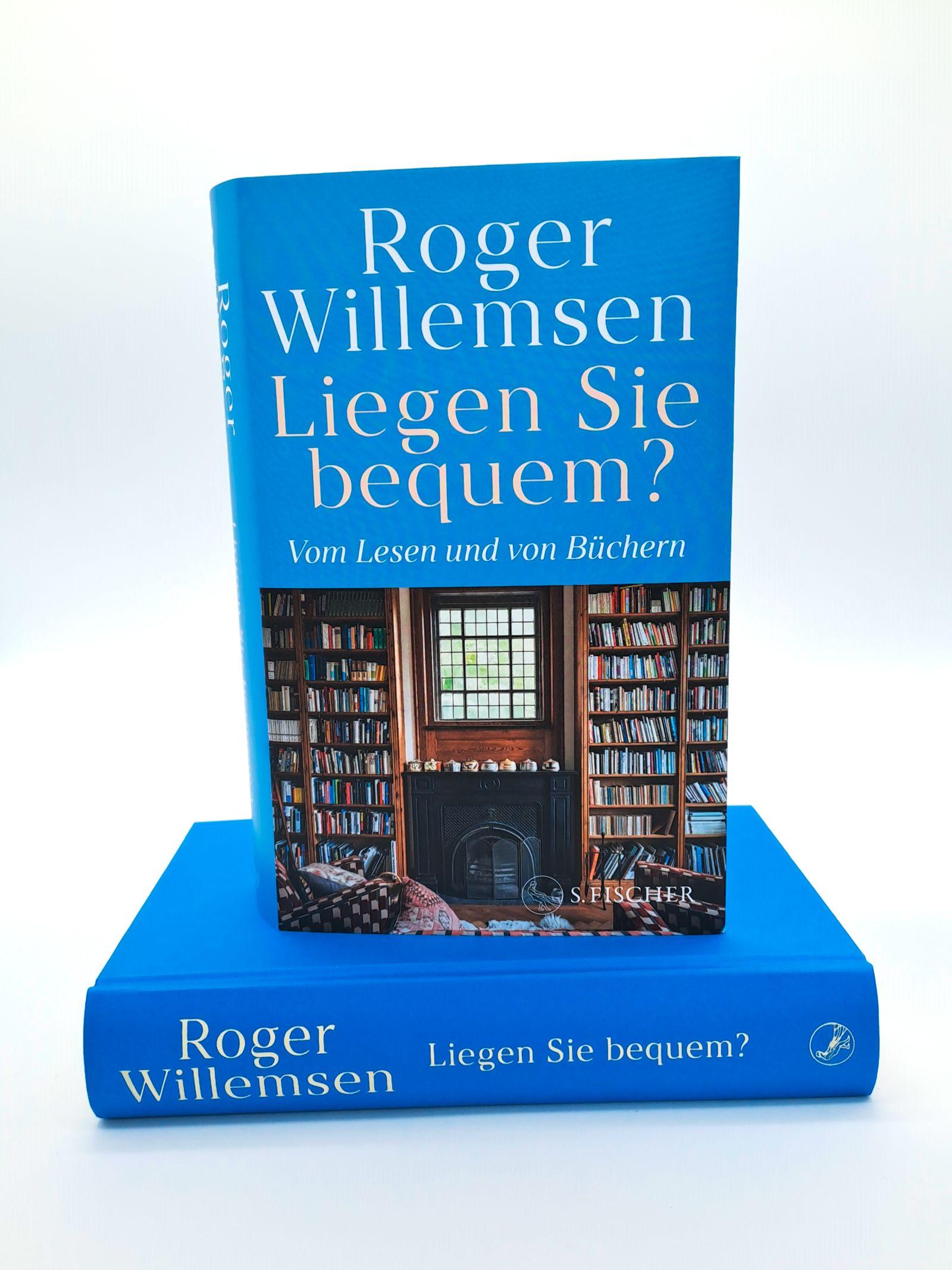 Beispielinhalt (Bild) Liegen Sie bequem? Vom Lesen und von Büchern