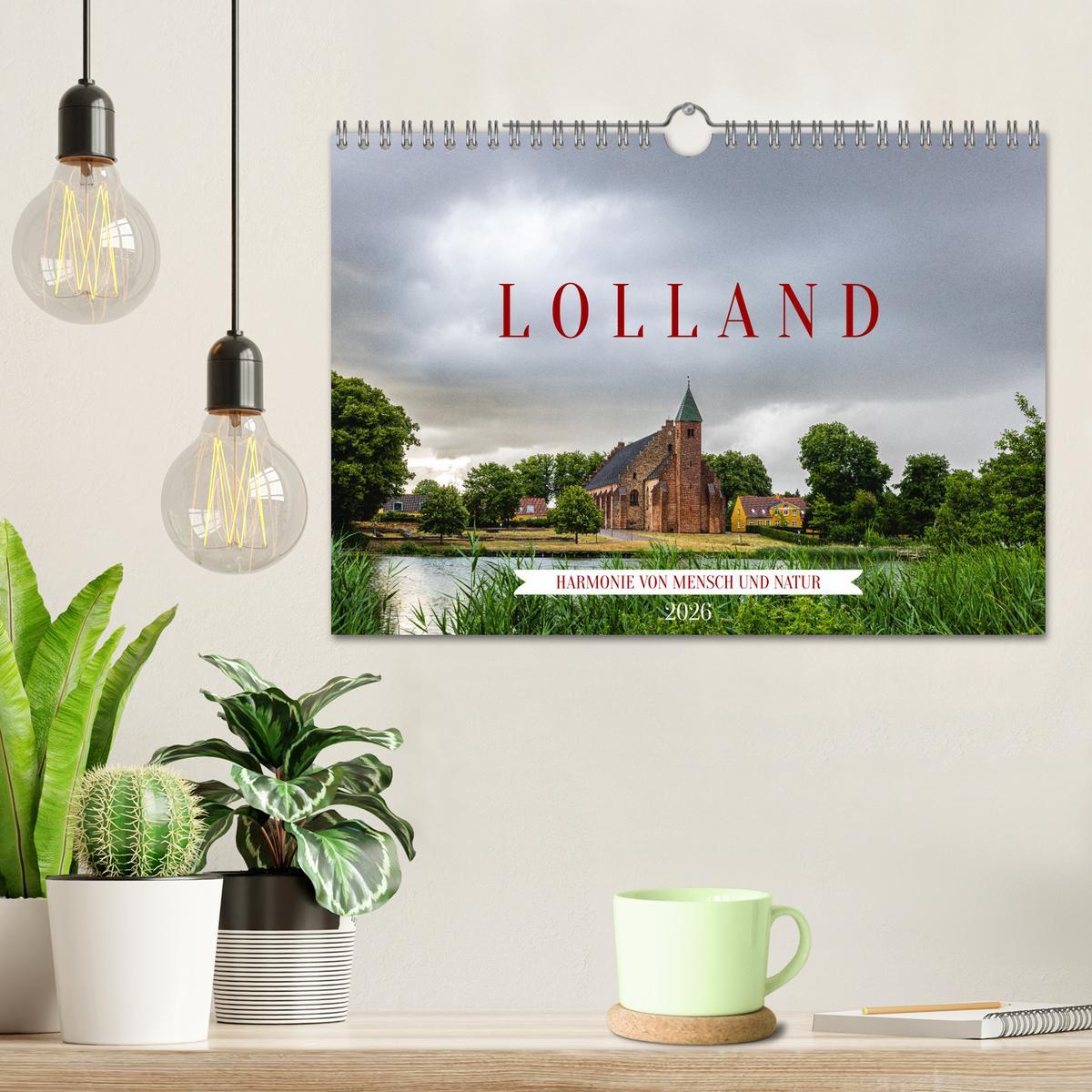 Beispielinhalt (Bild) Lolland - Harmonie von Mensch und Natur (Wandkalender 2026 DIN A4 quer), CALVENDO Monatskalender