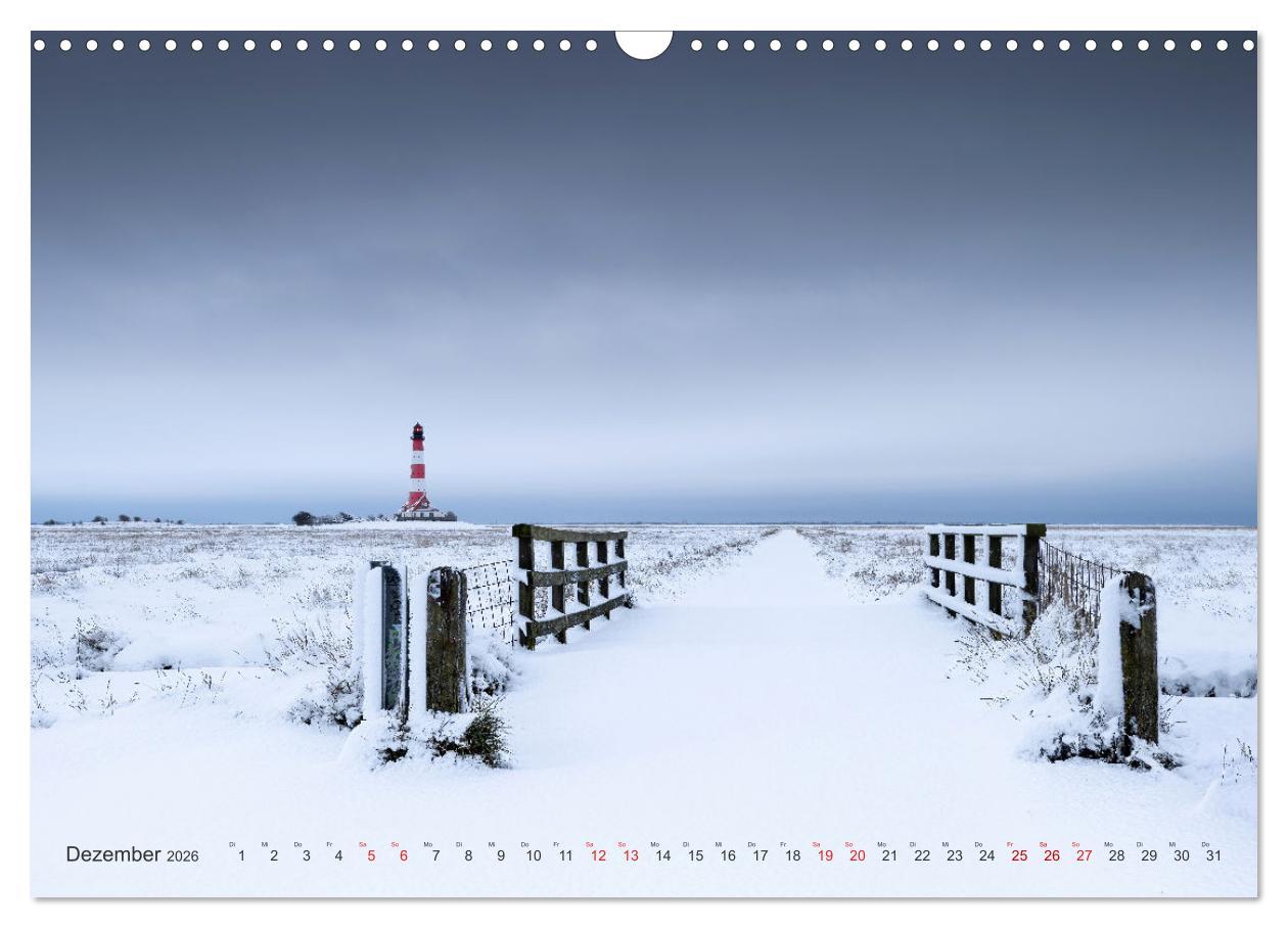 Beispielinhalt (Bild) Nordseeurlaub in St. Peter-Ording (Wandkalender 2026 DIN A3 quer), CALVENDO Monatskalender