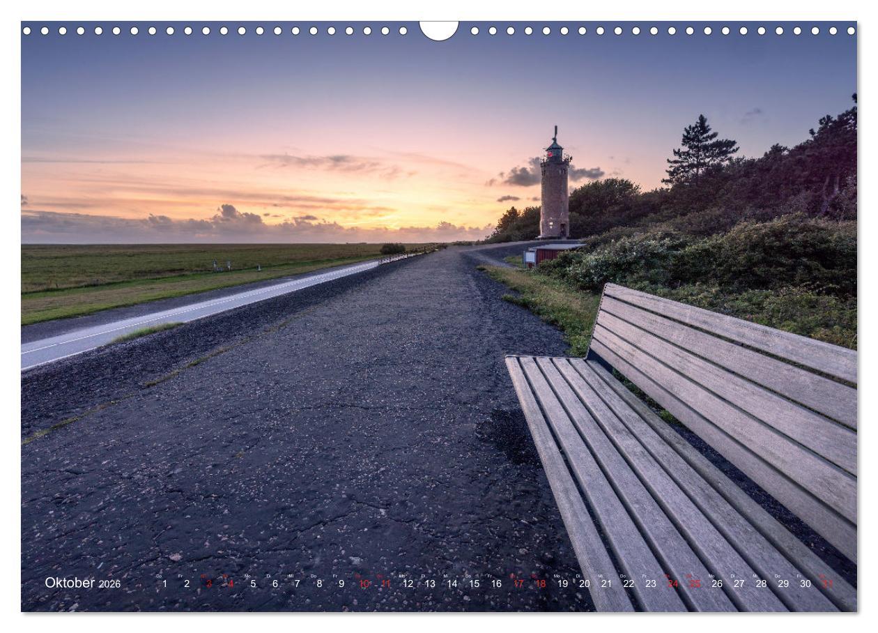 Beispielinhalt (Bild) Nordseeurlaub in St. Peter-Ording (Wandkalender 2026 DIN A3 quer), CALVENDO Monatskalender