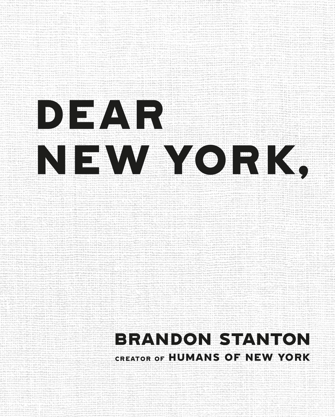 Vorderes Coverbild Dear New York