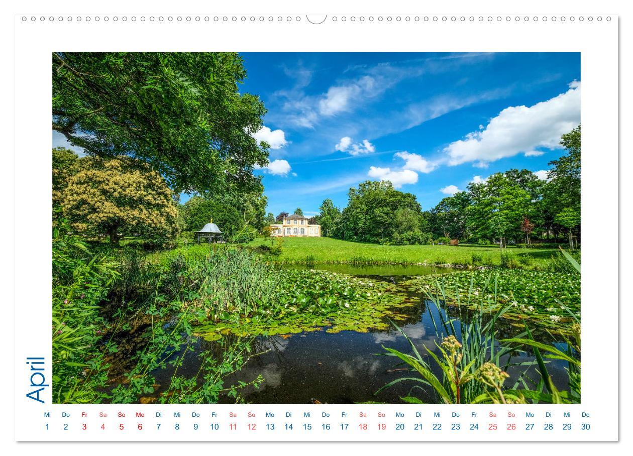 Beispielinhalt (Bild) Blickfang Darmstadt! (hochwertiger Premium Wandkalender 2026 DIN A2 quer), Kunstdruck in Hochglanz