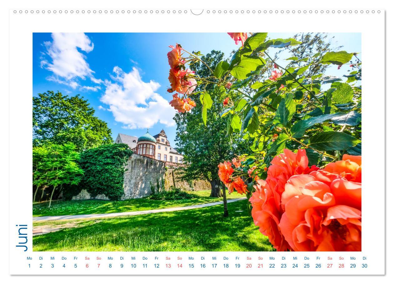 Beispielinhalt (Bild) Blickfang Darmstadt! (hochwertiger Premium Wandkalender 2026 DIN A2 quer), Kunstdruck in Hochglanz
