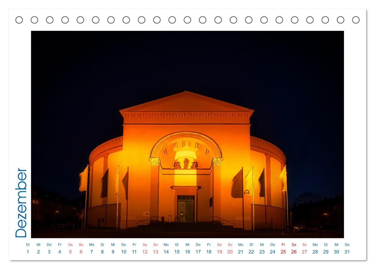 Beispielinhalt (Bild) Blickfang Darmstadt! (Tischkalender 2026 DIN A5 quer), CALVENDO Monatskalender