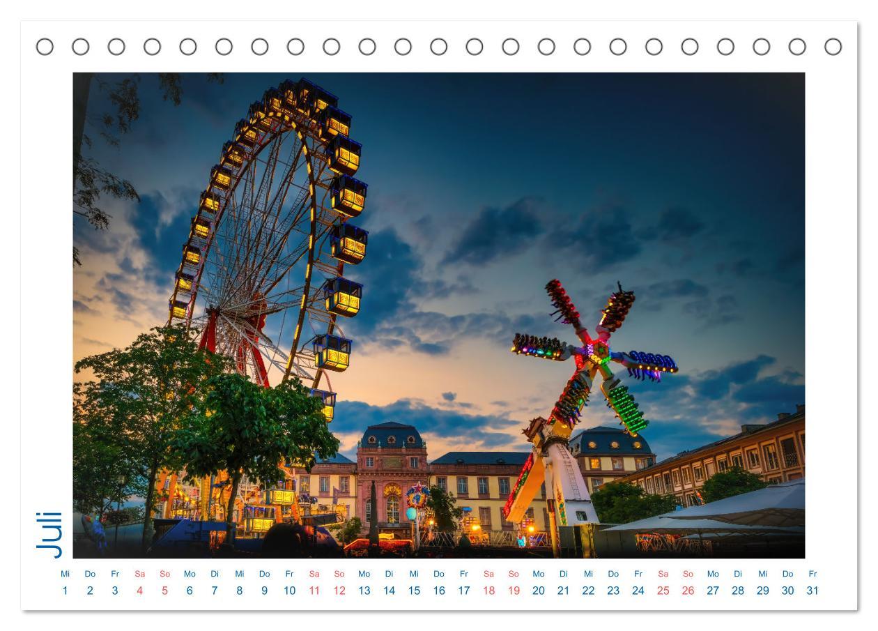 Beispielinhalt (Bild) Blickfang Darmstadt! (Tischkalender 2026 DIN A5 quer), CALVENDO Monatskalender