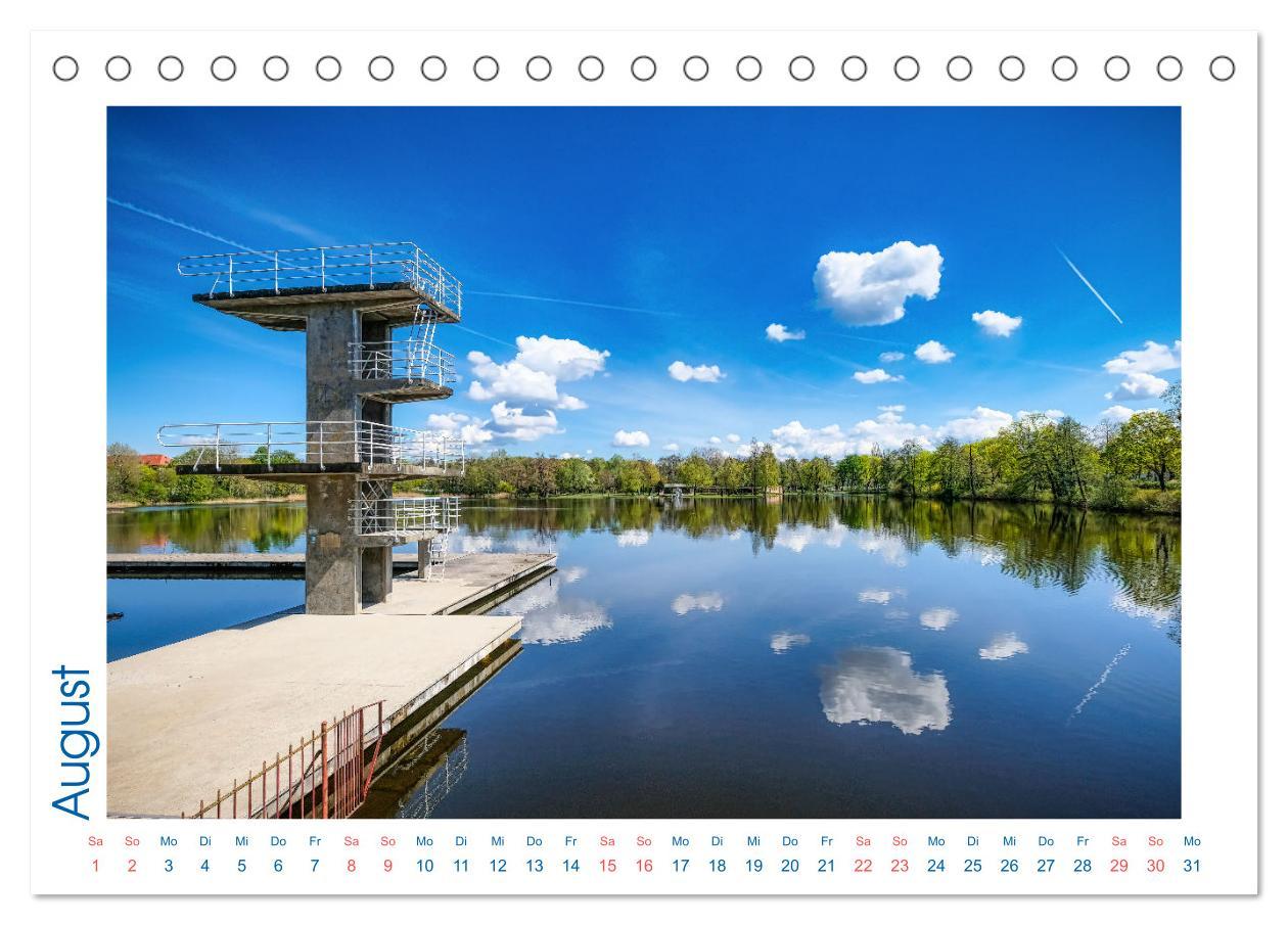 Beispielinhalt (Bild) Blickfang Darmstadt! (Tischkalender 2026 DIN A5 quer), CALVENDO Monatskalender