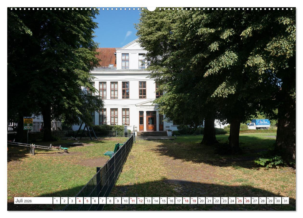 Beispielinhalt (Bild) Minden - Eindrücke aus der historischen Stadt an der Weser (Wandkalender 2026 DIN A2 quer), CALVENDO Monatskalender