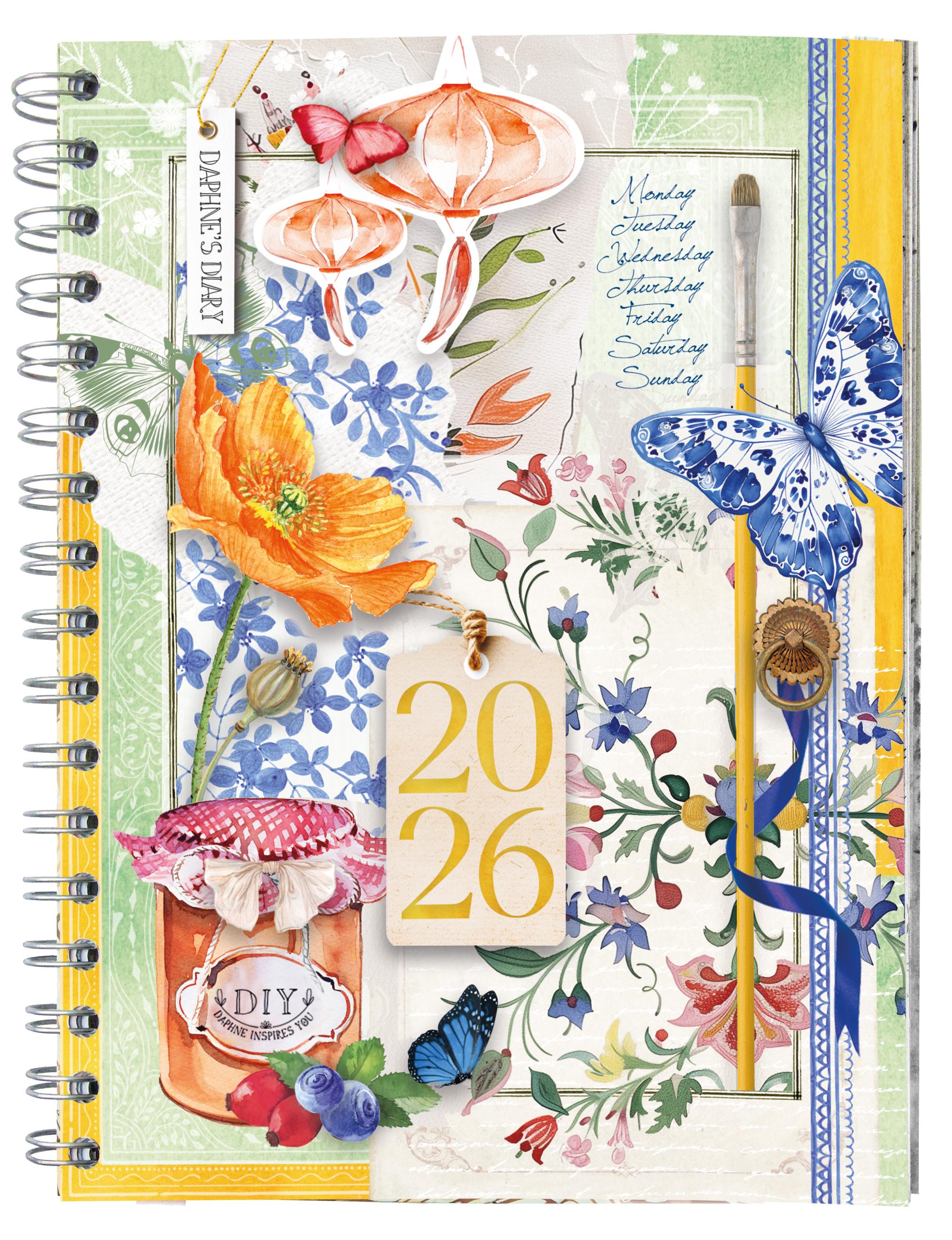 Vorderes Coverbild Daphne's Diary - Taschenkalender 2026