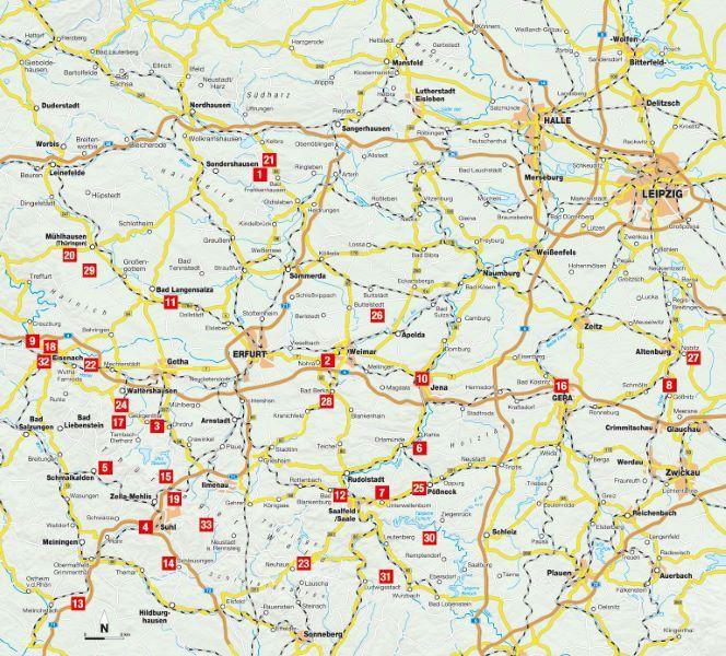 Beispielinhalt (Bild) Lost & Dark Places Thüringen