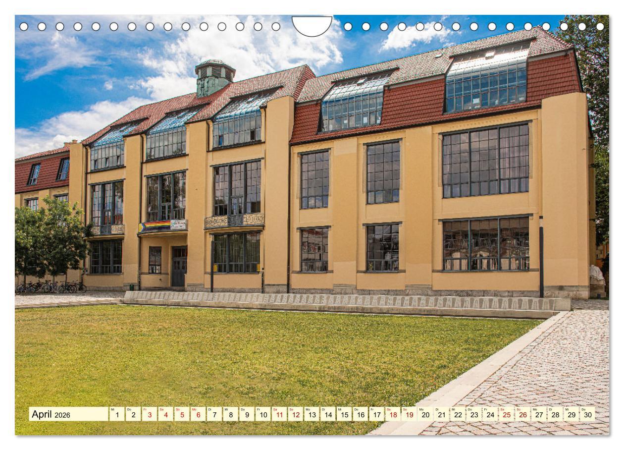 Beispielinhalt (Bild) Weimar - Kulturstadt im Herzen Europas (Wandkalender 2026 DIN A4 quer), CALVENDO Monatskalender