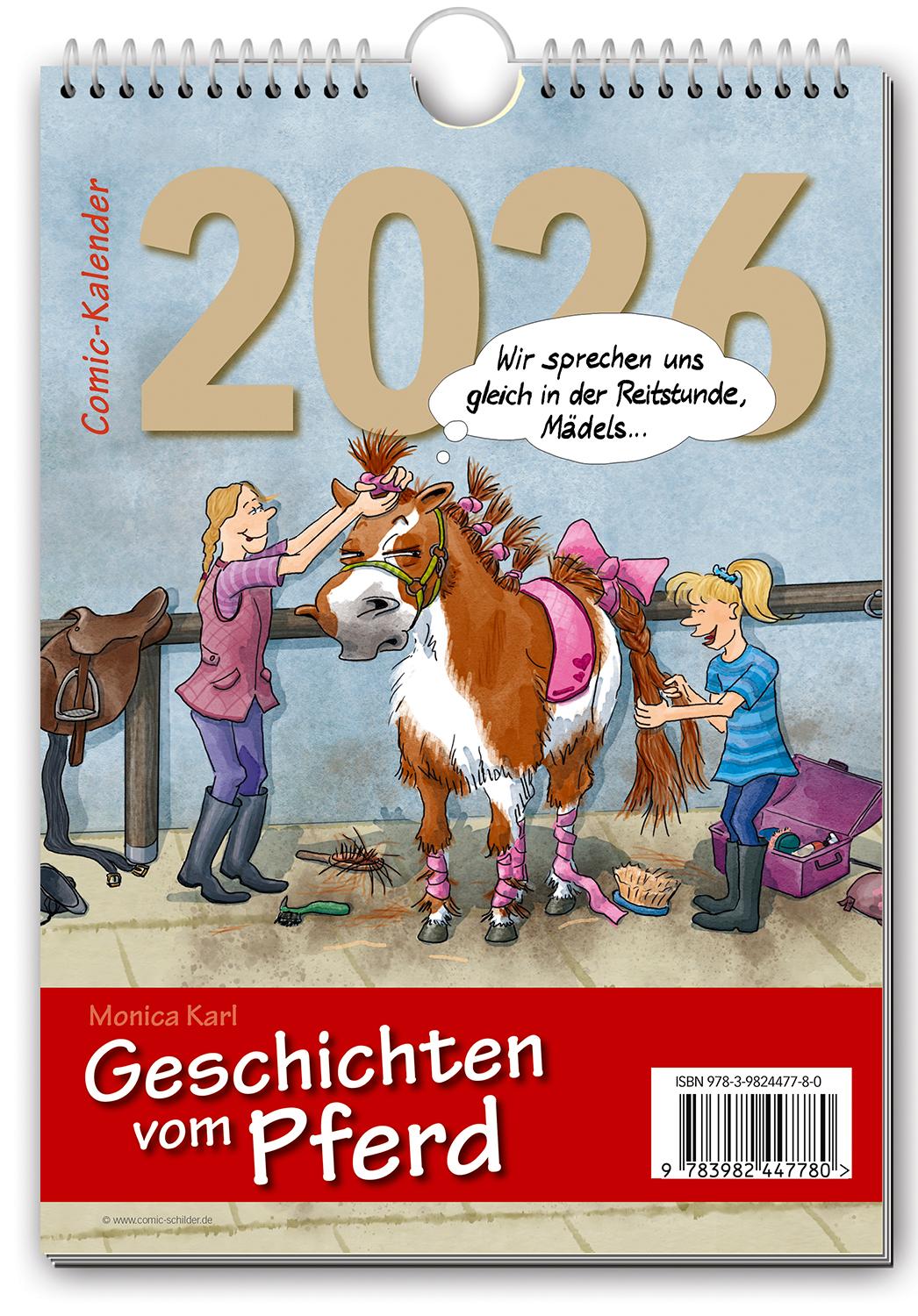 Vorderes Coverbild Geschichten vom Pferd 2026