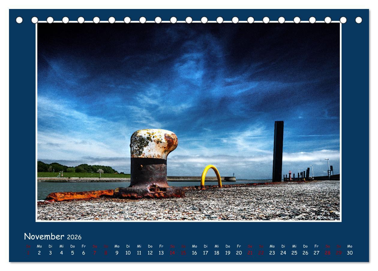 Beispielinhalt (Bild) Maritime Momente (Tischkalender 2026 DIN A5 quer), CALVENDO Monatskalender
