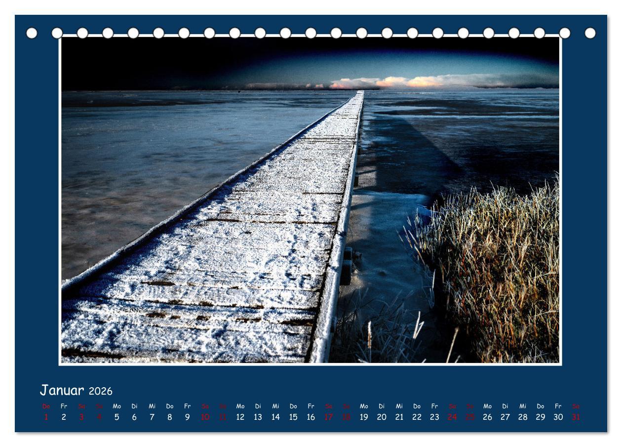 Beispielinhalt (Bild) Maritime Momente (Tischkalender 2026 DIN A5 quer), CALVENDO Monatskalender