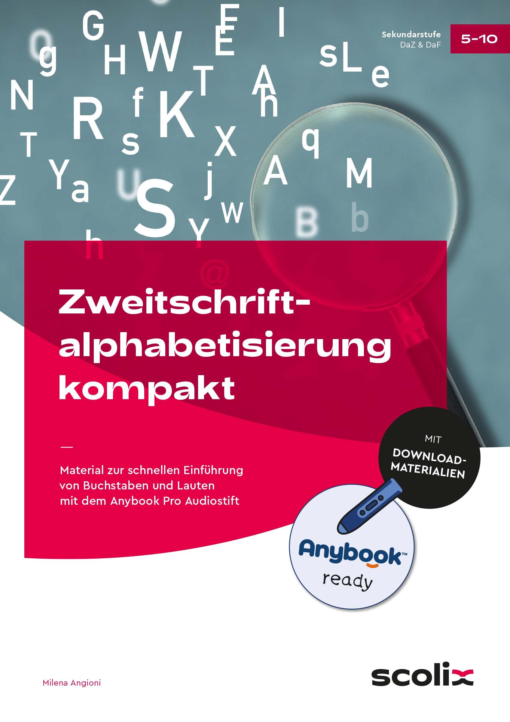Vorderes Coverbild Zweitschriftalphabetisierung kompakt - Anybook