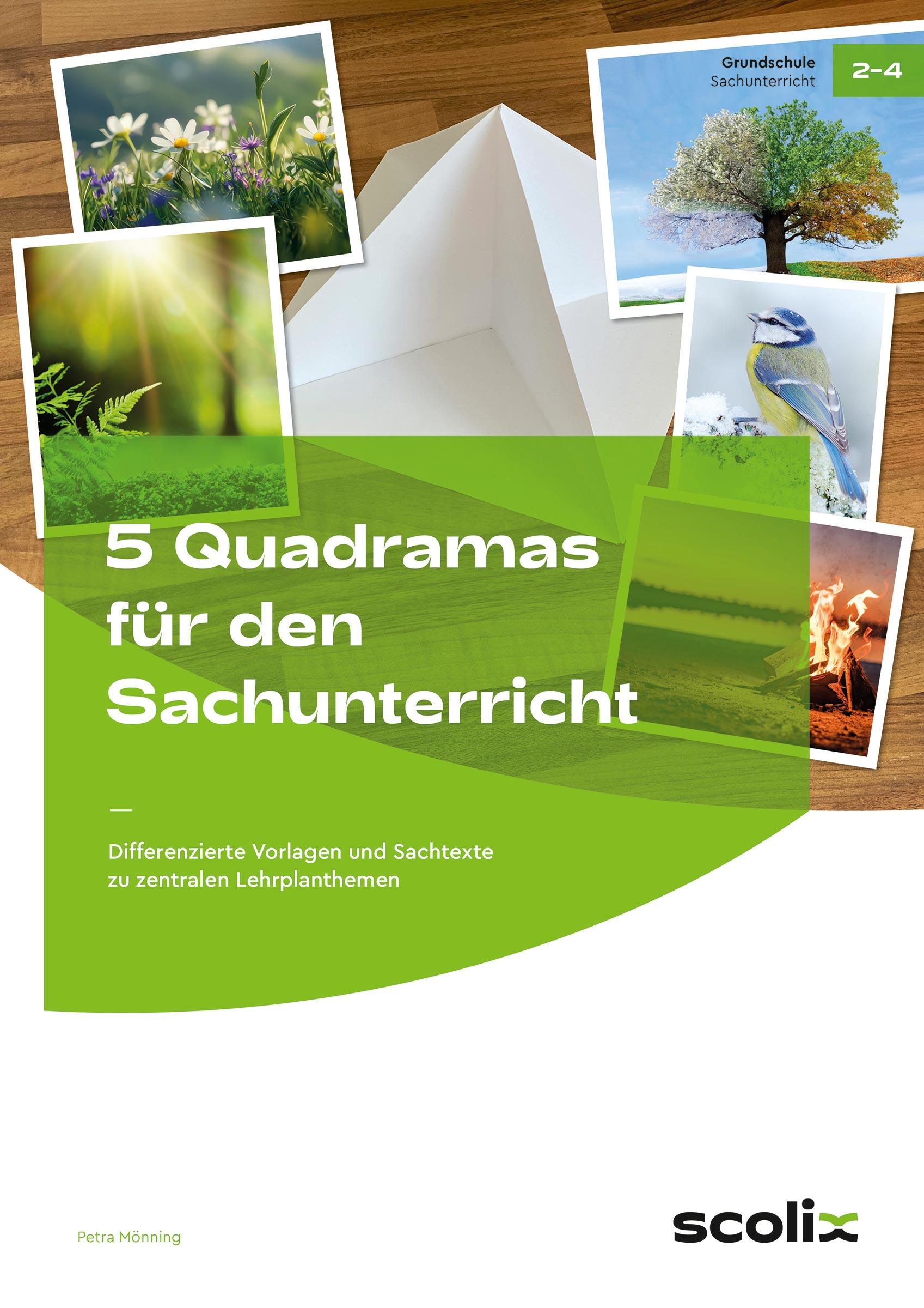 Vorderes Coverbild 5 Quadramas für den Sachunterricht