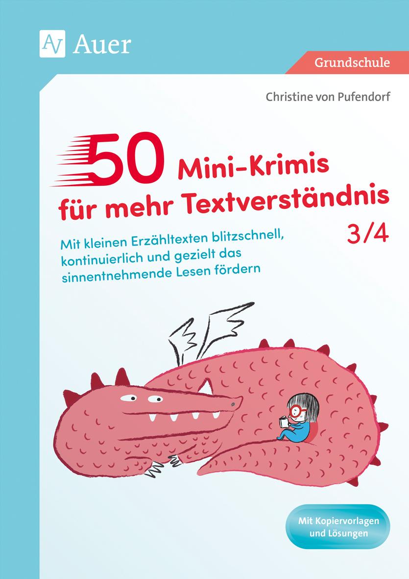 Vorderes Coverbild 50 Mini-Krimis für mehr Textverständnis 3/4