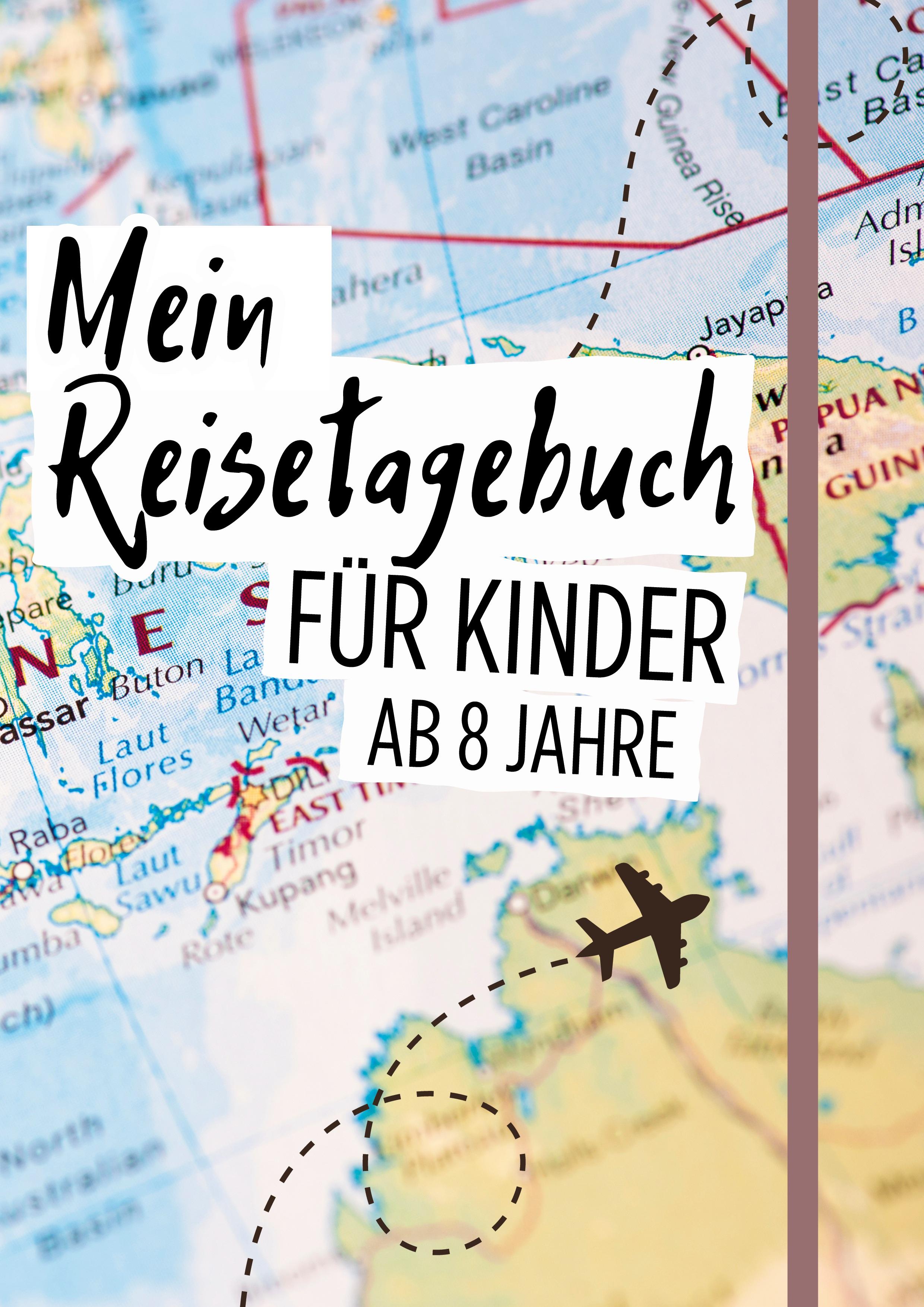 Vorderes Coverbild Reisetagebuch Kinder ab 8