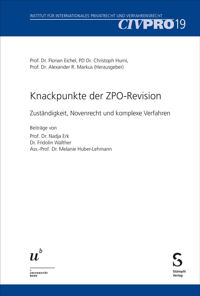 Vorderes Coverbild Knackpunkte der ZPO-Revision