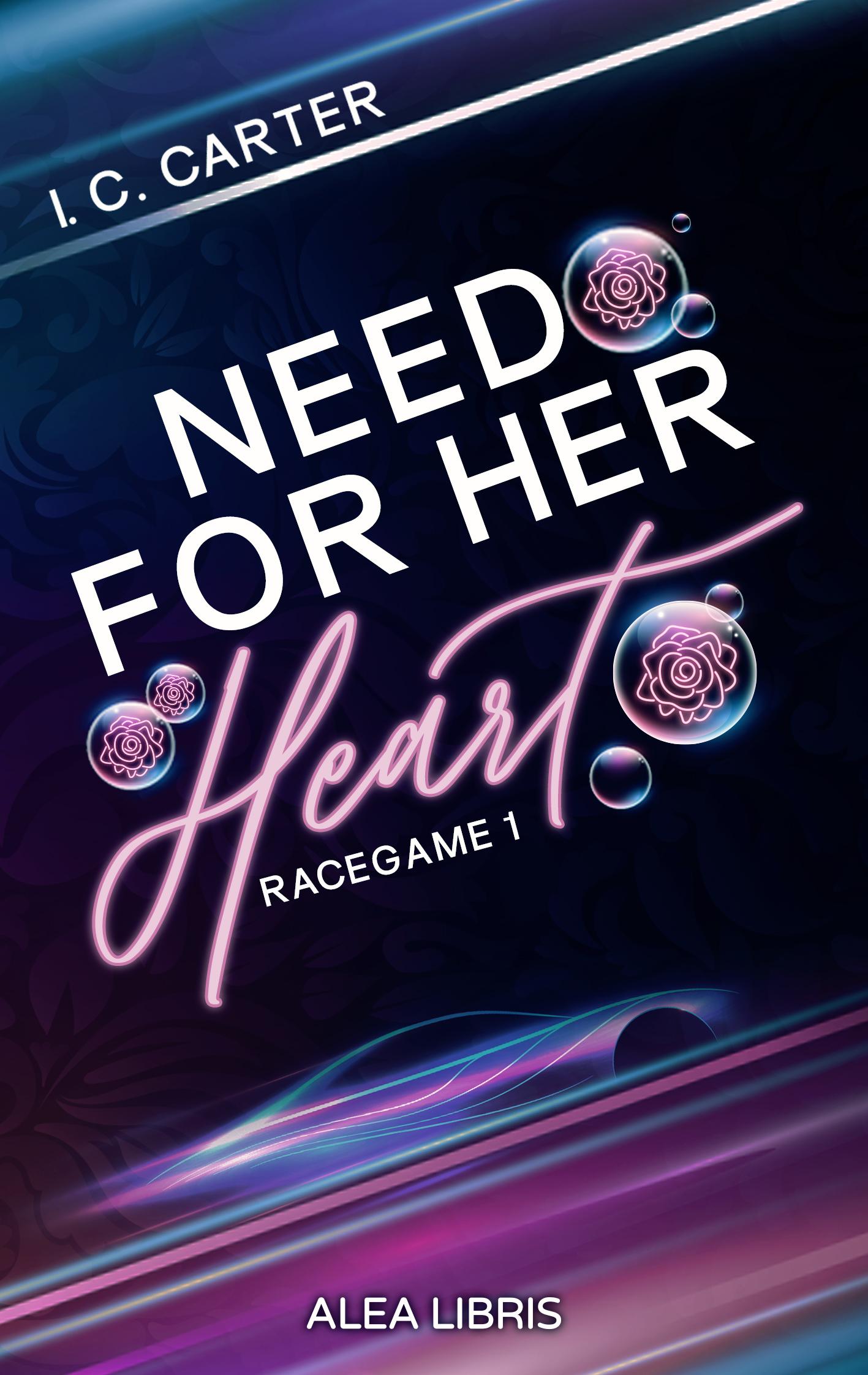 Vorderes Coverbild Racegame | Farbschnitt in der 1. Auflage