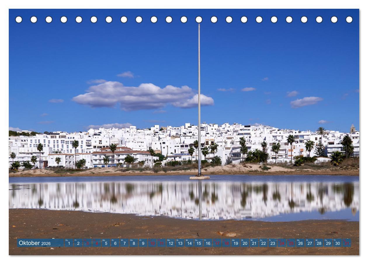 Beispielinhalt (Bild) Conil de la Frontera - Eindrücke einer Stadt am Atlantik (Tischkalender 2026 DIN A5 quer), CALVENDO Monatskalender