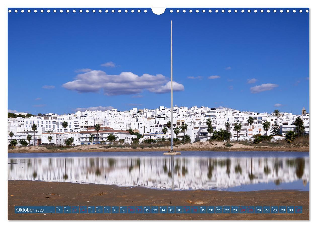 Beispielinhalt (Bild) Conil de la Frontera - Eindrücke einer Stadt am Atlantik (Wandkalender 2026 DIN A3 quer), CALVENDO Monatskalender