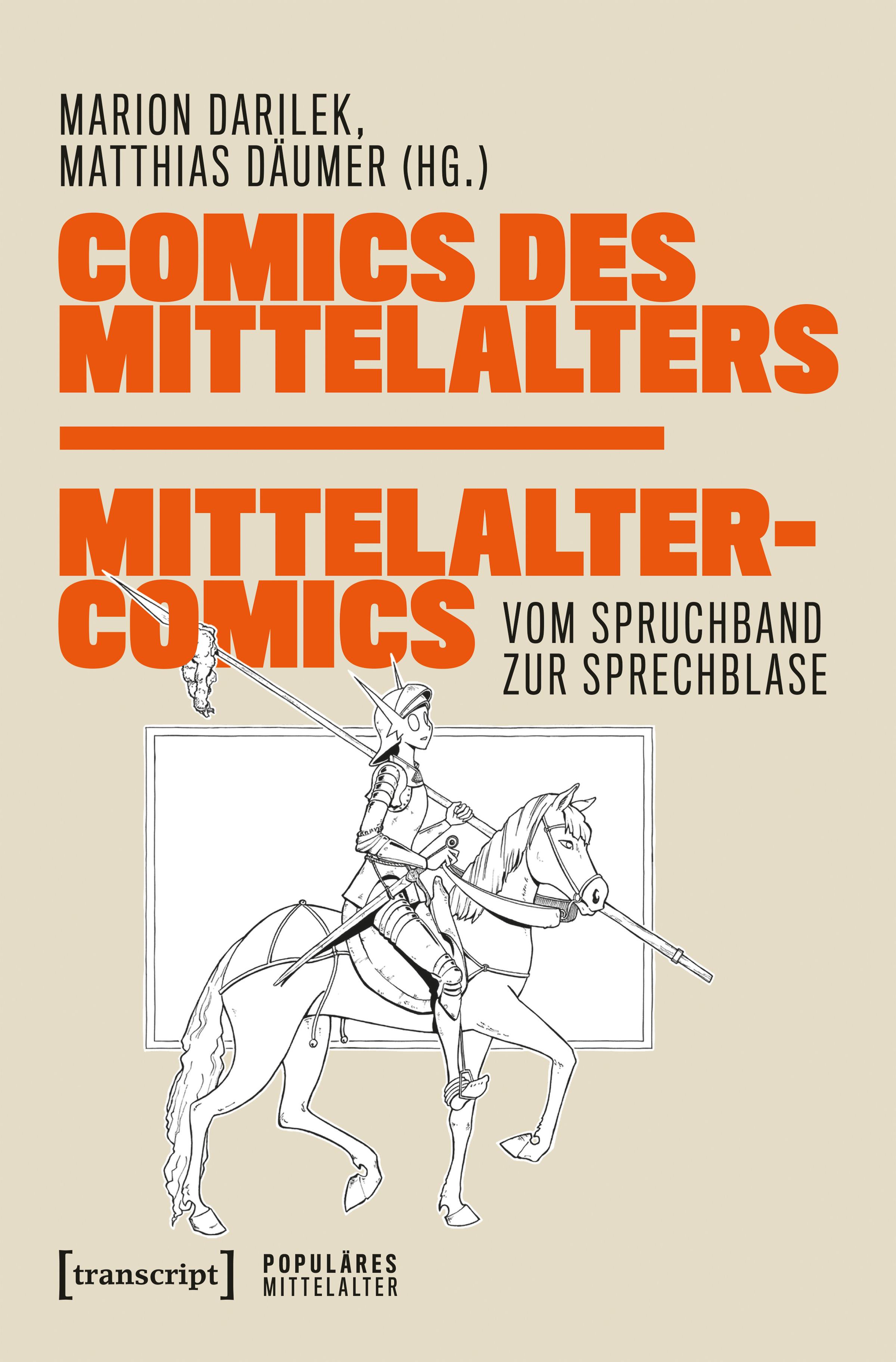 Vorderes Coverbild Comics des Mittelalters - Mittelaltercomics