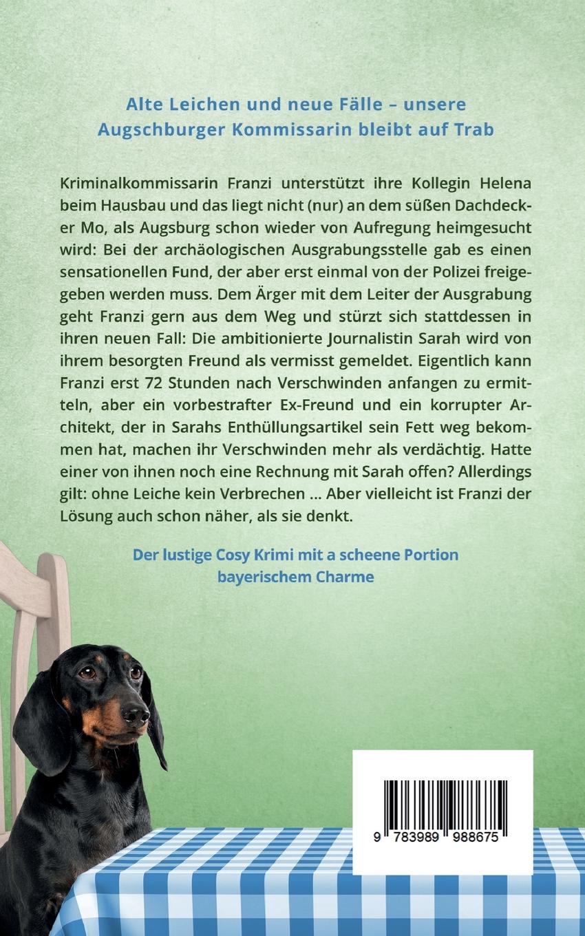 Rückseitencover Glei schebberts | Noch ein lustiger Augschburg Krimi mit bayrischem Charme