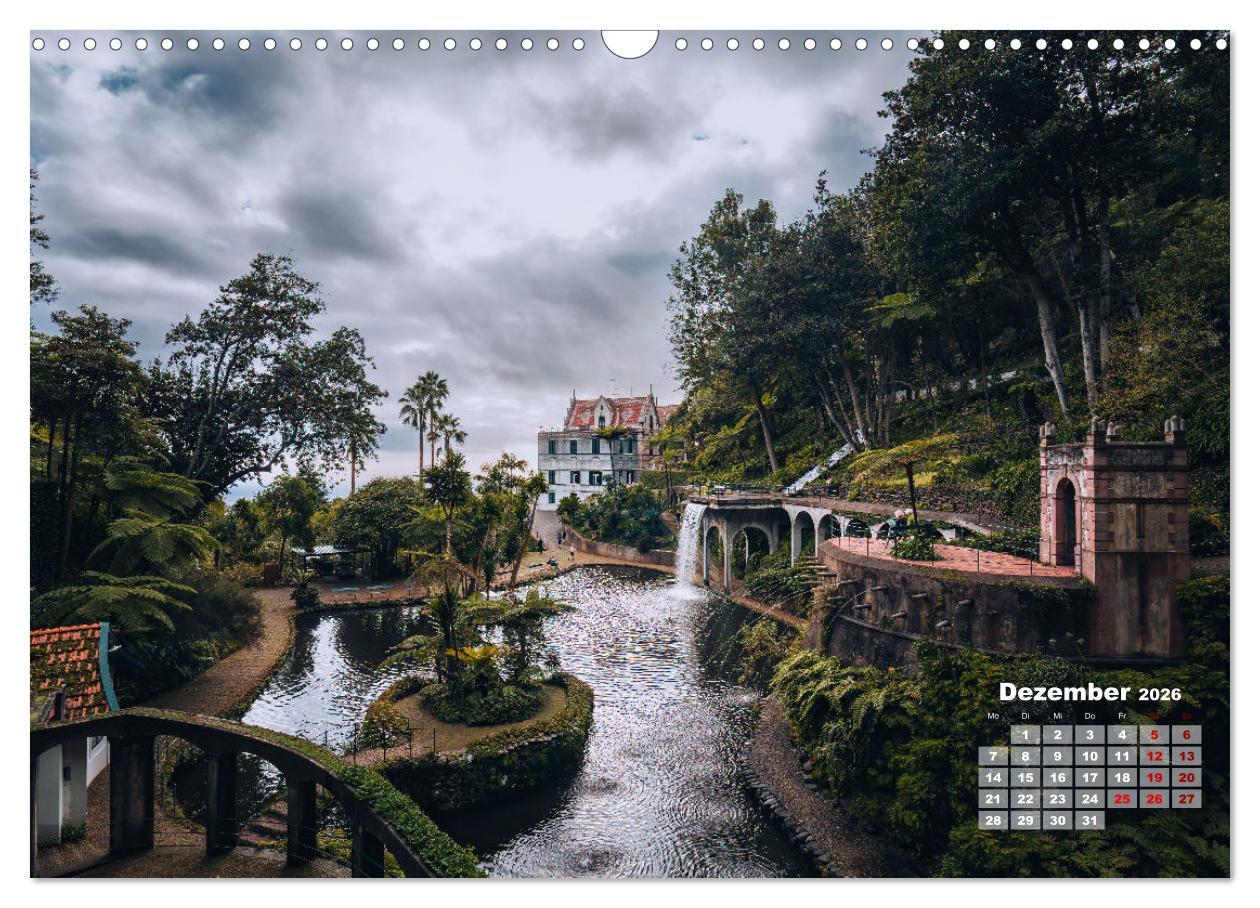 Beispielinhalt (Bild) Trauminsel Madeira (Wandkalender 2026 DIN A3 quer), CALVENDO Monatskalender