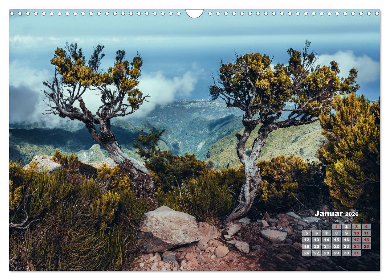 Beispielinhalt (Bild) Trauminsel Madeira (Wandkalender 2026 DIN A3 quer), CALVENDO Monatskalender