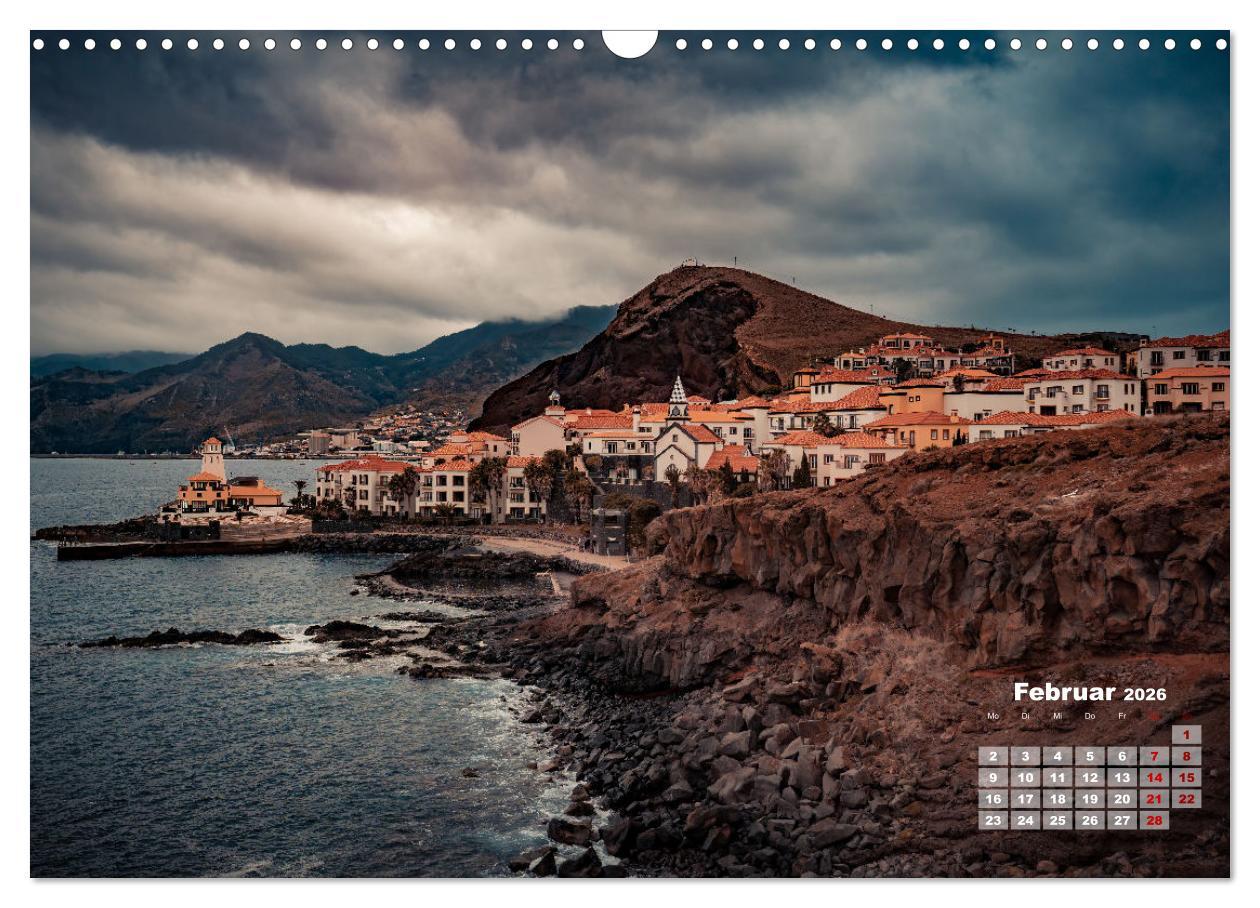 Beispielinhalt (Bild) Trauminsel Madeira (Wandkalender 2026 DIN A3 quer), CALVENDO Monatskalender