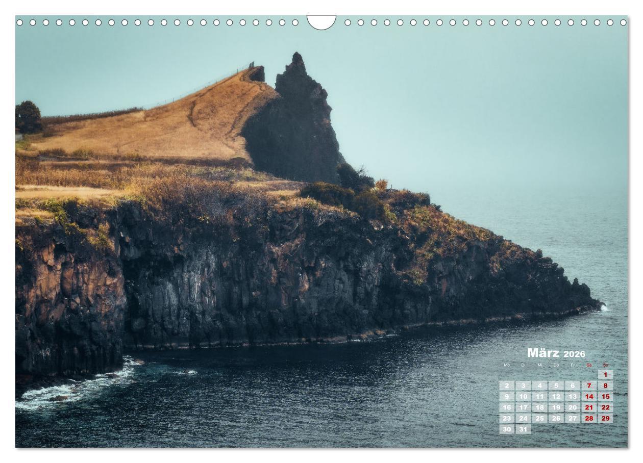 Beispielinhalt (Bild) Trauminsel Madeira (Wandkalender 2026 DIN A3 quer), CALVENDO Monatskalender