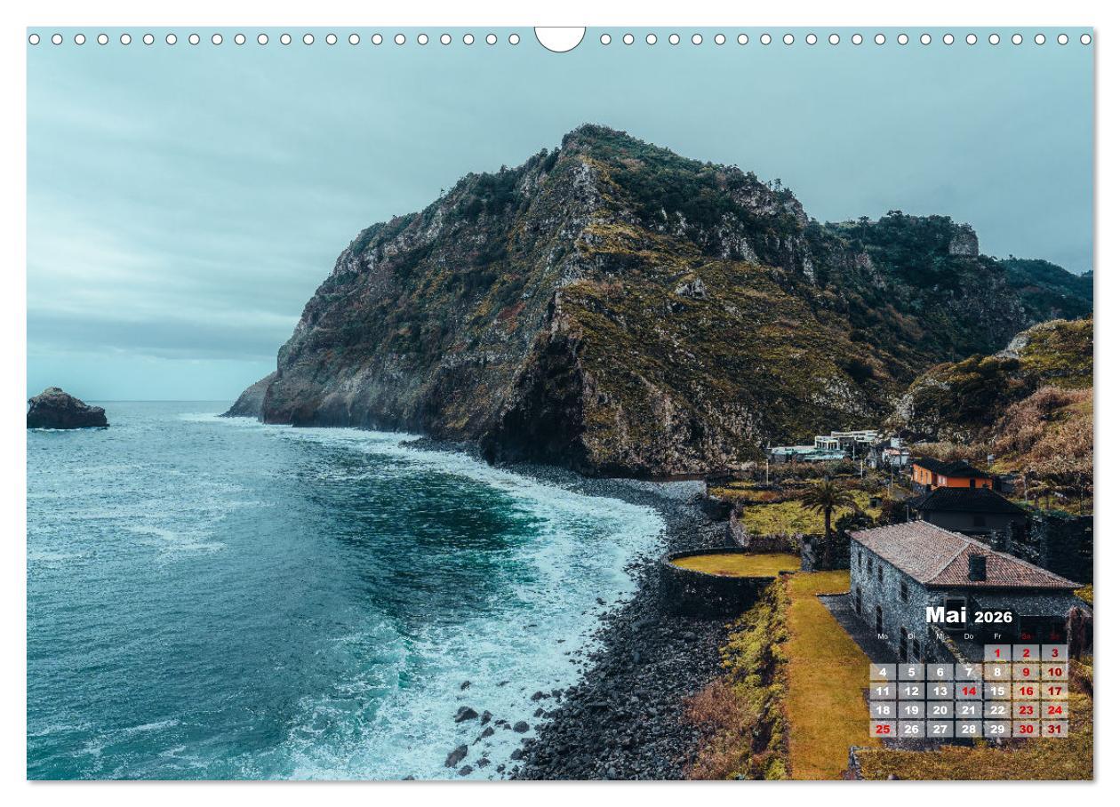Beispielinhalt (Bild) Trauminsel Madeira (Wandkalender 2026 DIN A3 quer), CALVENDO Monatskalender