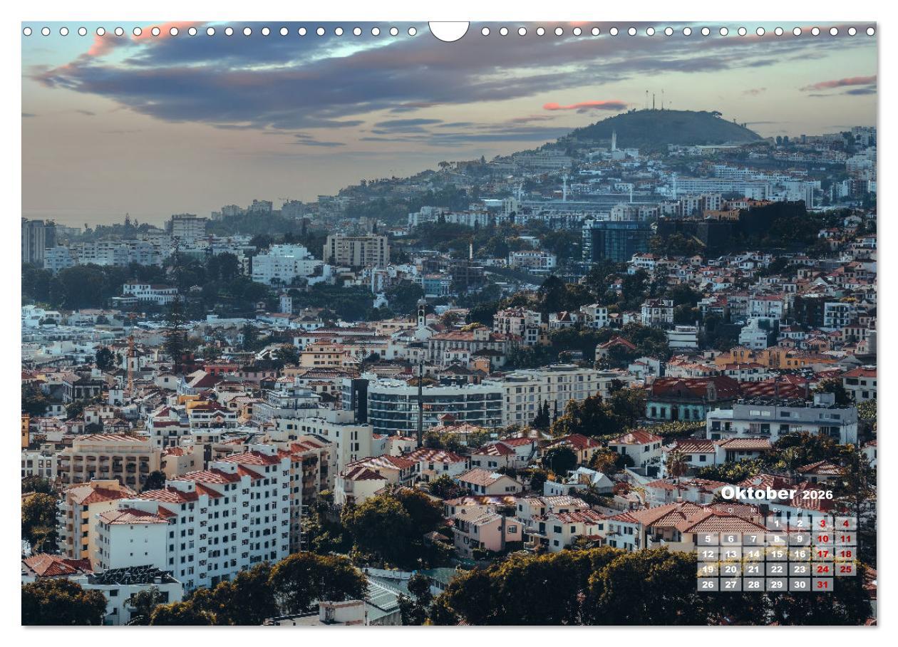 Beispielinhalt (Bild) Trauminsel Madeira (Wandkalender 2026 DIN A3 quer), CALVENDO Monatskalender