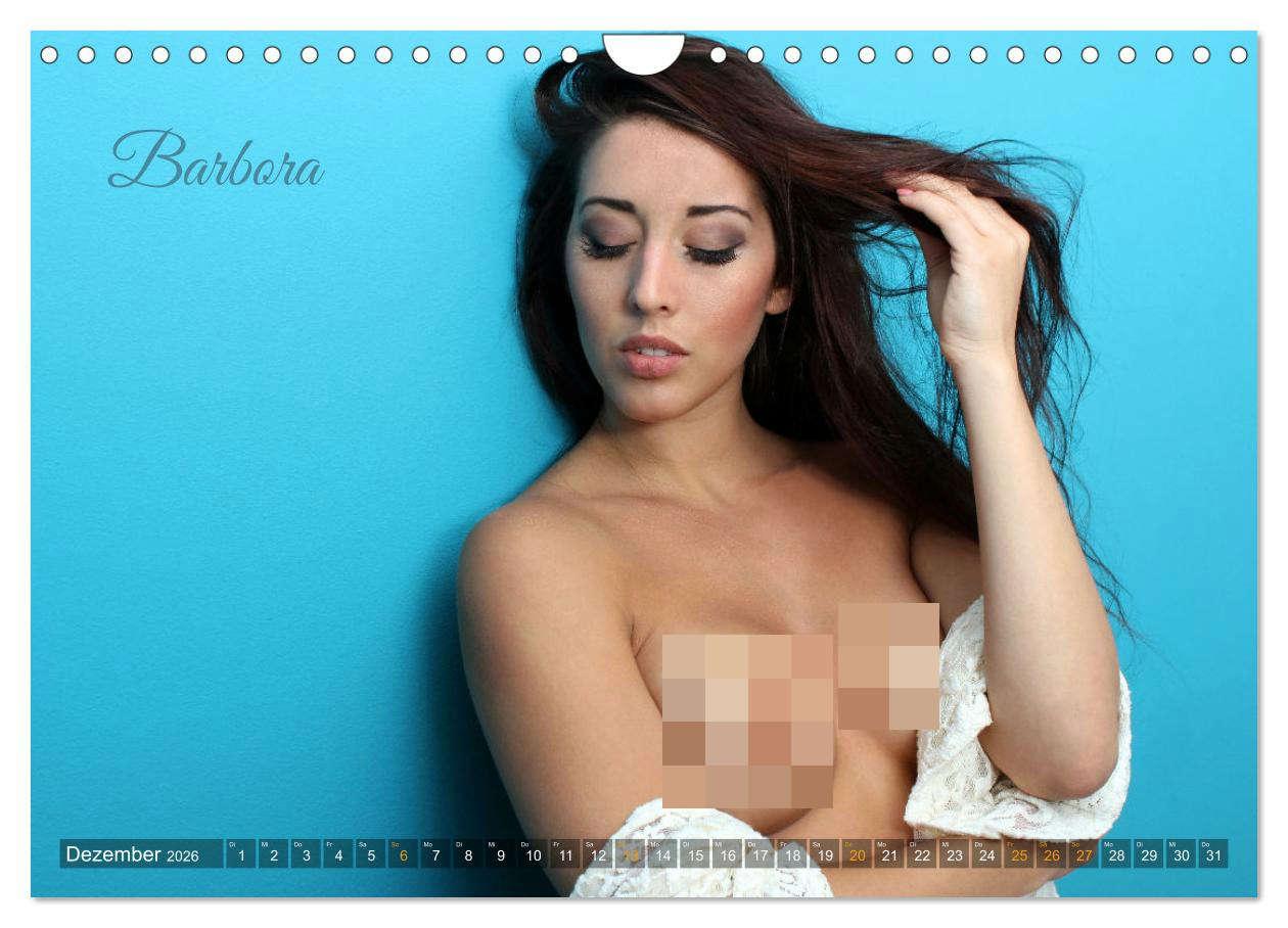 Beispielinhalt (Bild) EROTIK FOTOART - Topless Girls (Wandkalender 2026 DIN A4 quer), CALVENDO Monatskalender