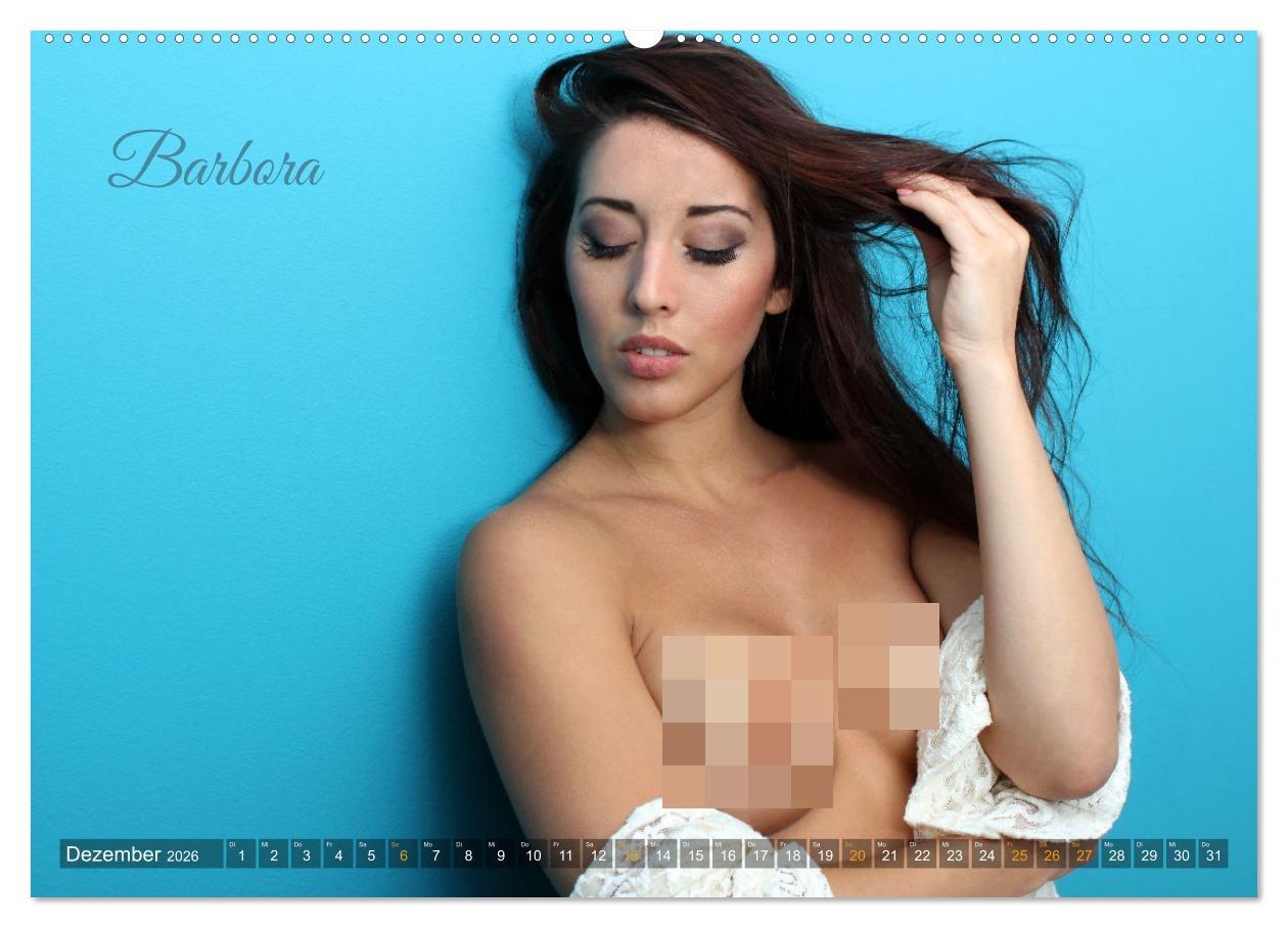 Beispielinhalt (Bild) EROTIK FOTOART - Topless Girls (Wandkalender 2026 DIN A2 quer), CALVENDO Monatskalender