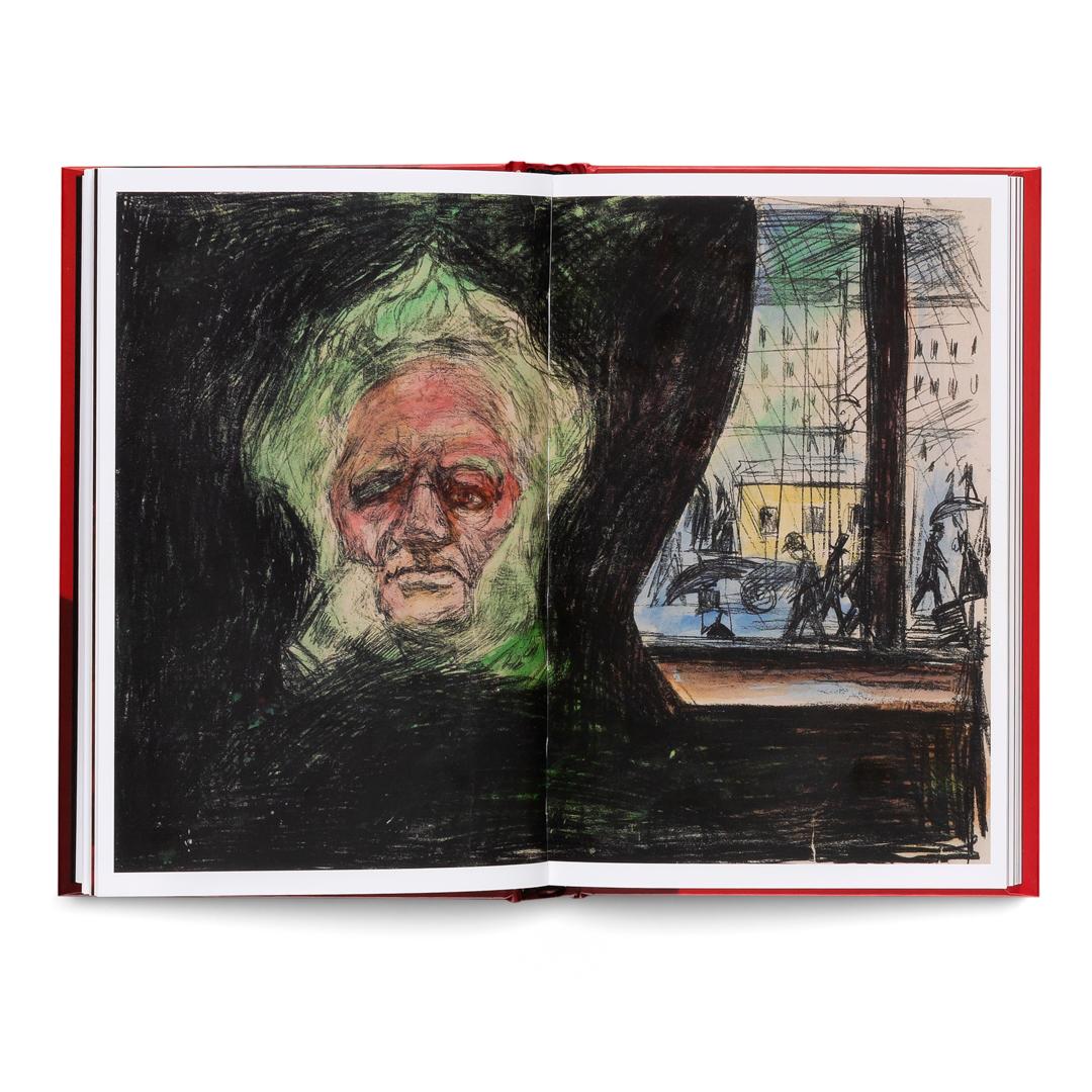 Beispielinhalt (Bild) Wie ein Gespenst verlasse ich dich - Eine Zitatsammlung von Edvard Munch
