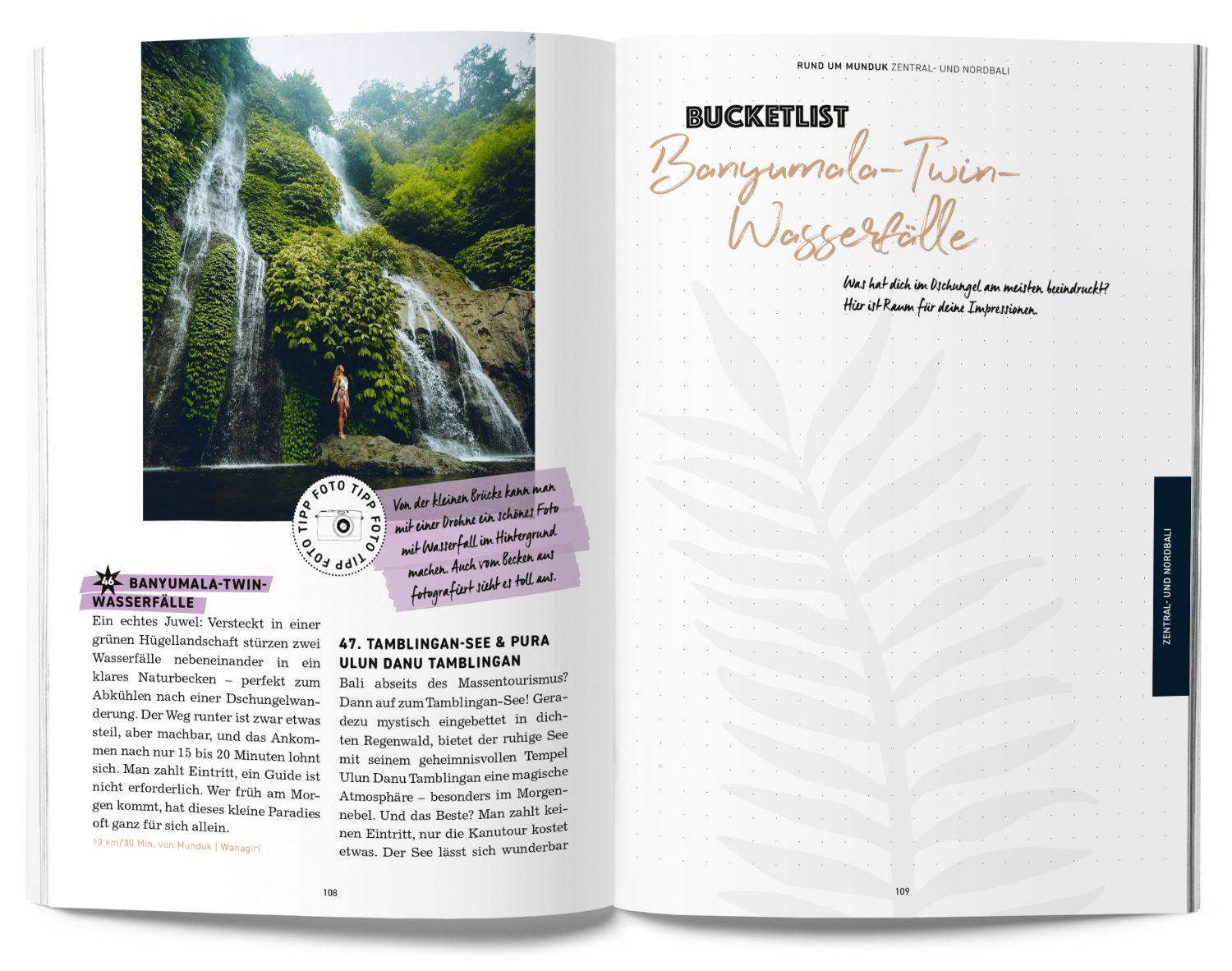 Beispielinhalt (Bild) GuideMe Reiseführer Bali