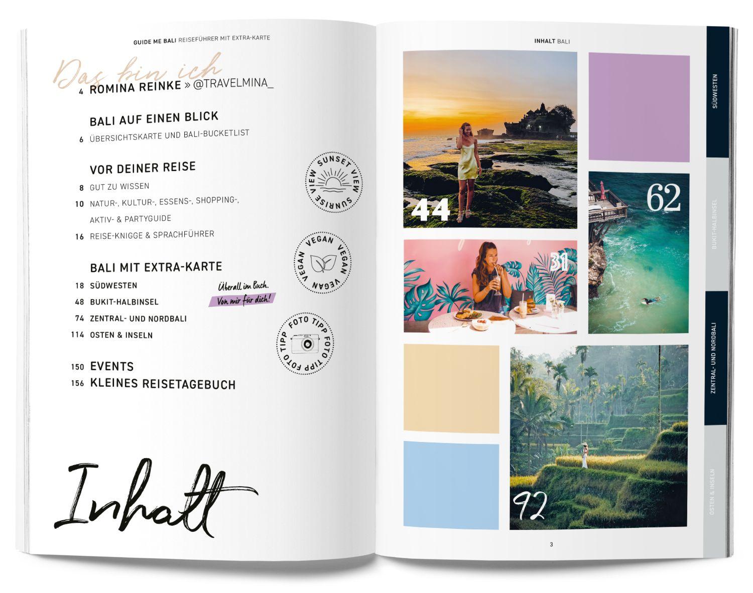 Beispielinhalt (Bild) GuideMe Reiseführer Bali