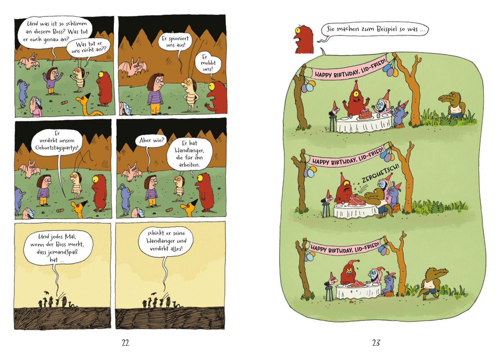 Beispielinhalt (Bild) Billie, Boss der Unterwelt