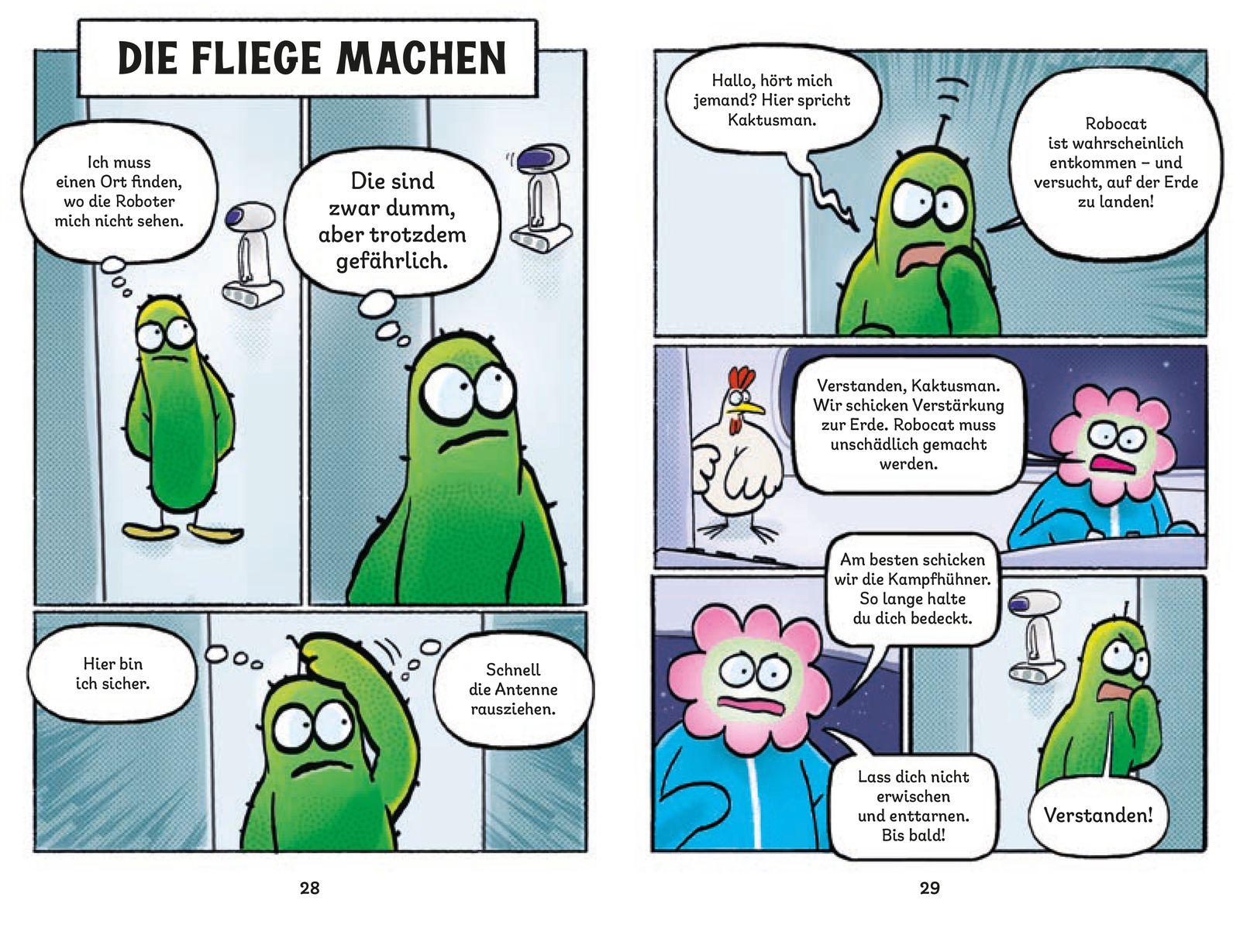 Beispielinhalt (Bild) Fluffy und Robocat