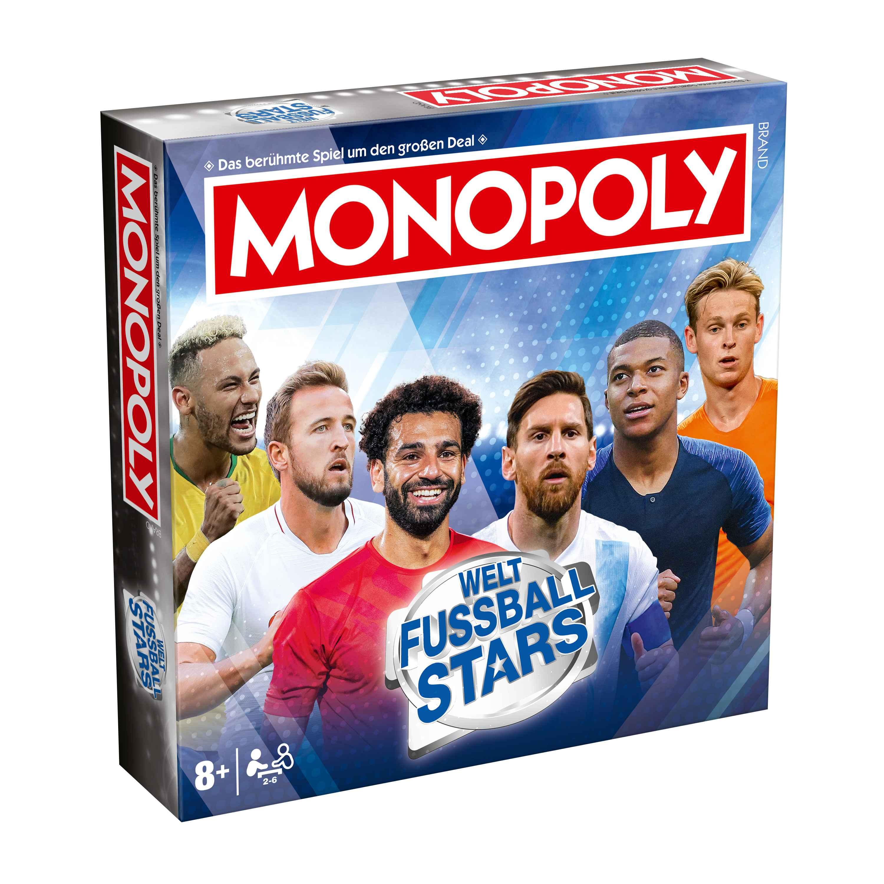 Vorderes Coverbild Monopoly Weltfussball Stars