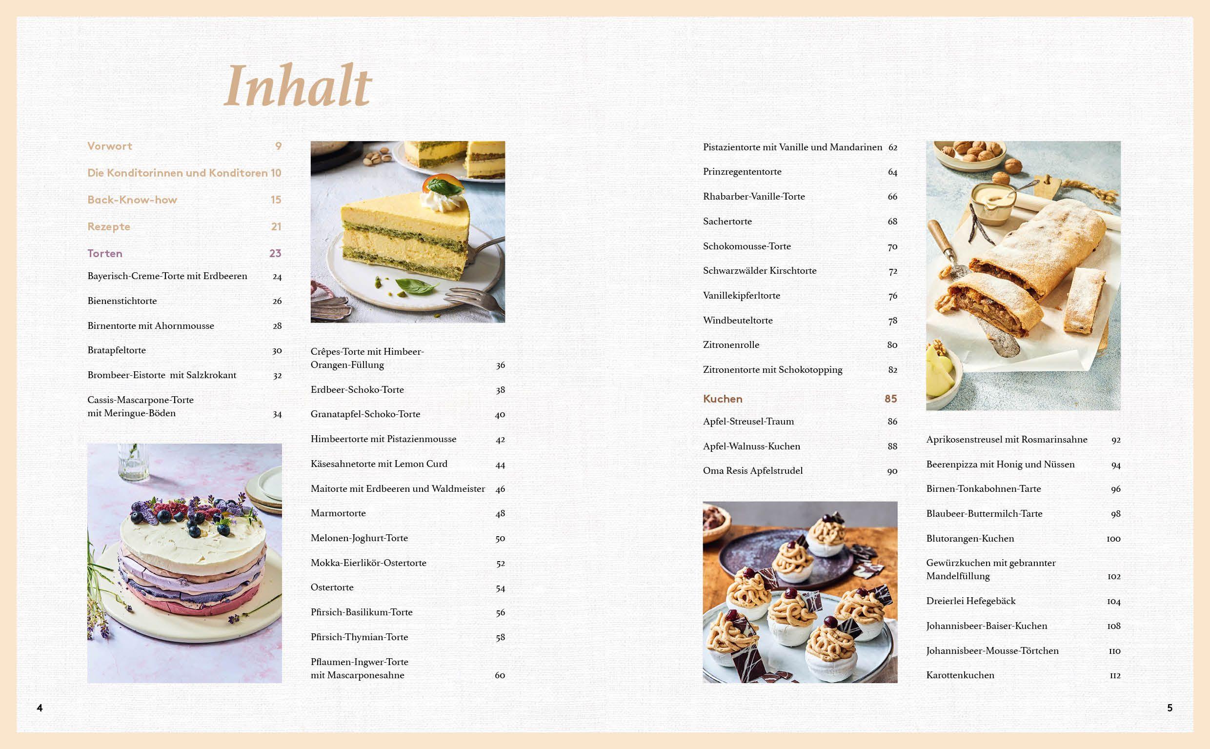 Beispielinhalt (Bild) Wir in Bayern - Das Backbuch