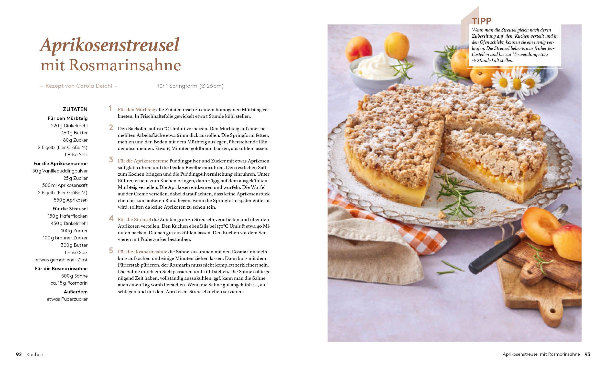 Beispielinhalt (Bild) Wir in Bayern - Das Backbuch