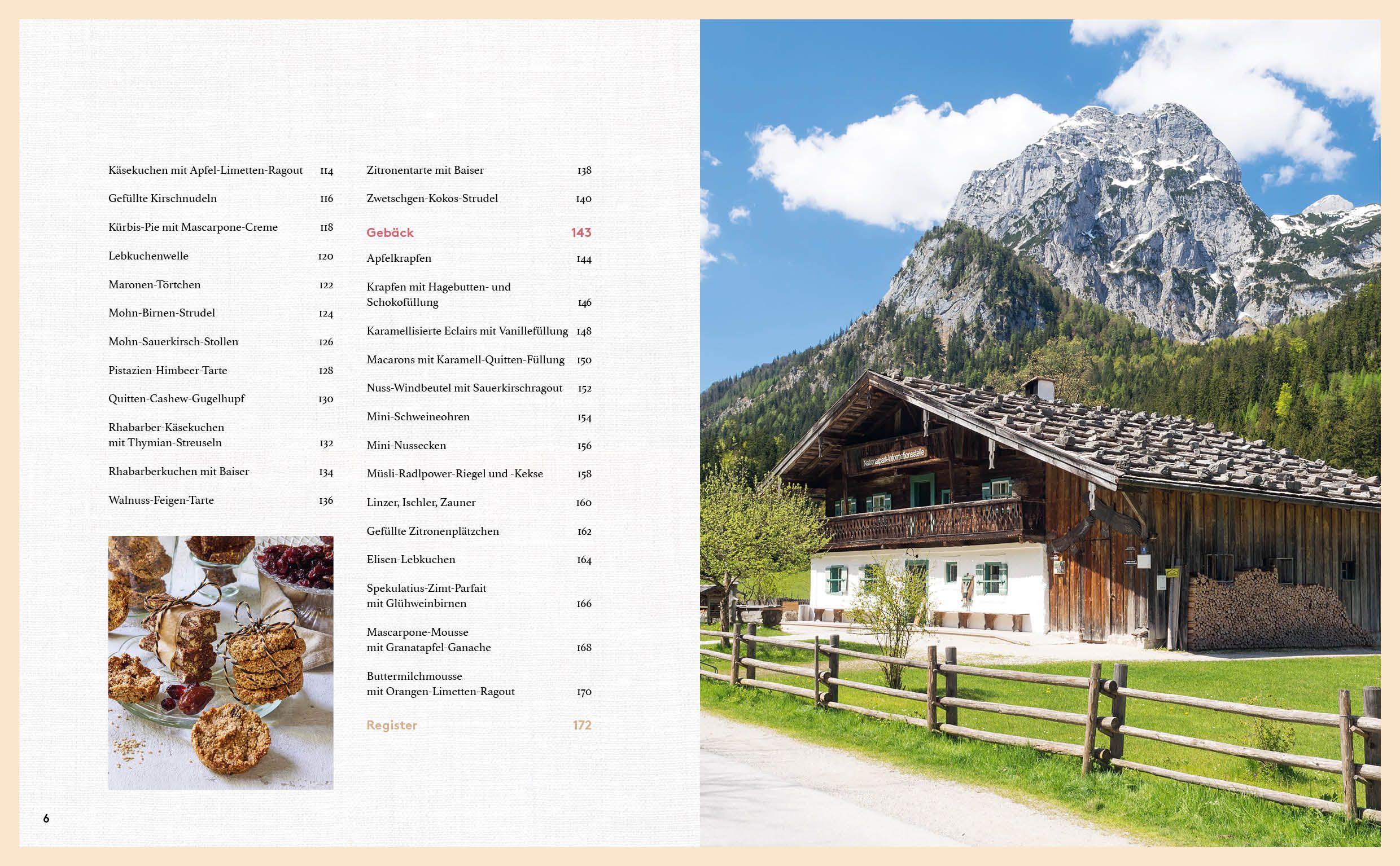 Beispielinhalt (Bild) Wir in Bayern - Das Backbuch