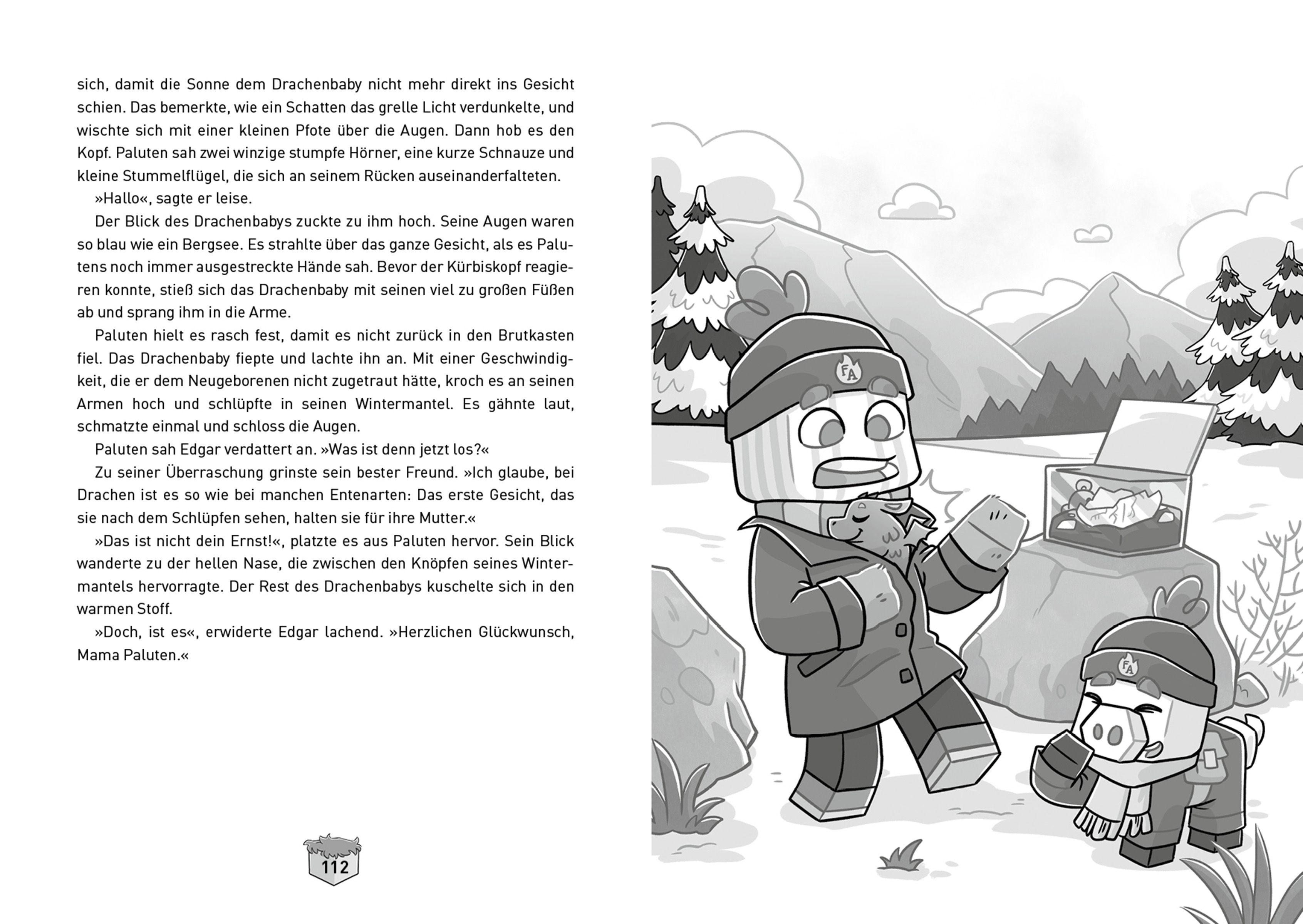 Beispielinhalt (Bild) Rabatz um den Drachenschatz